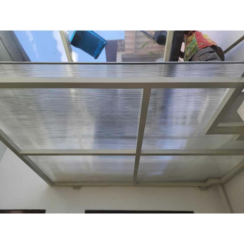 kanopi atap polycarbonate minimalis sidoarjo