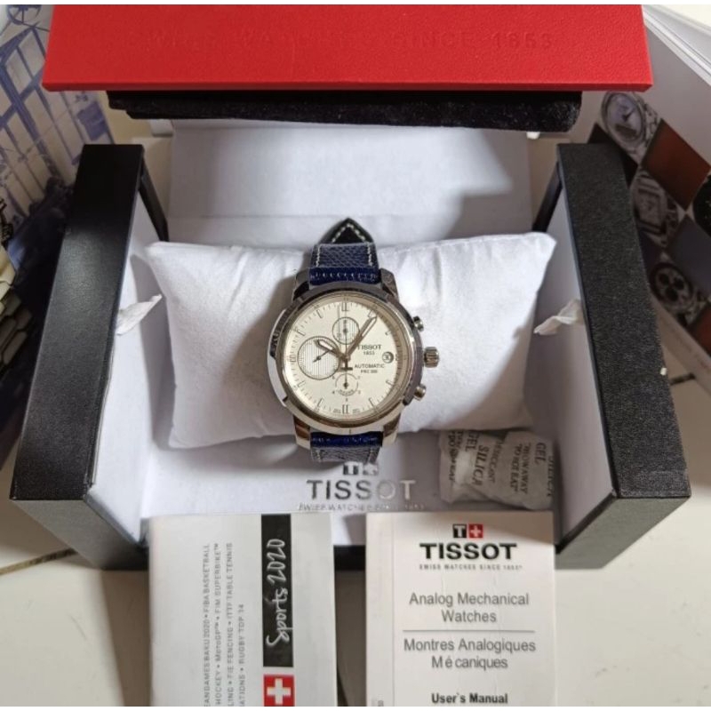 tssot prc200 T014427A automatic chronograph ORIGINAL fullset sangat bagus normal semua siap pakai