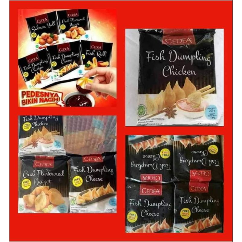 

Cedea chesse dumpng/cedea chiken dumpling 200gram