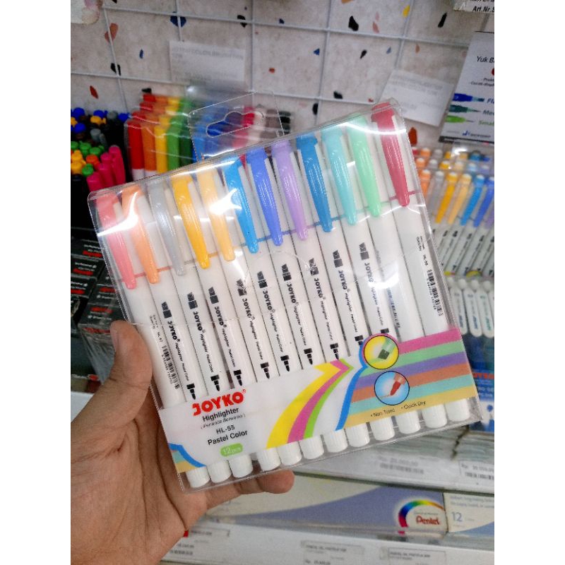 

Highlighter / Penanda Joyko Pastel Color HL55