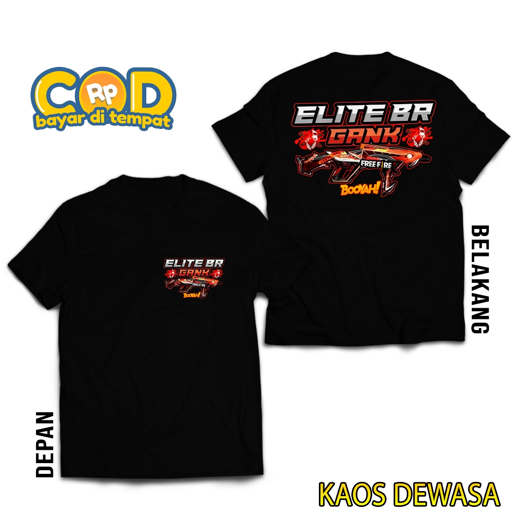 Hosin Shop - Baju FF - Baju Free Fire - Elite CEES BR MP Cobra  - Versi MP Cobra - Baju Anak Distro 