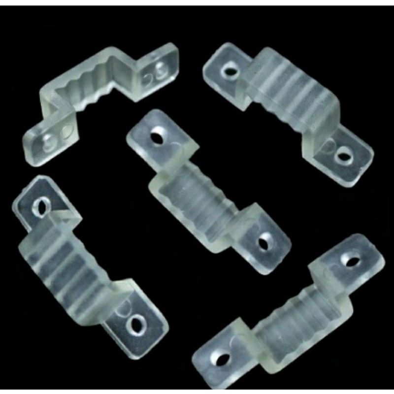 Klem Dudukan Lampu Strip LED 5050 / Klem Lampu Strip