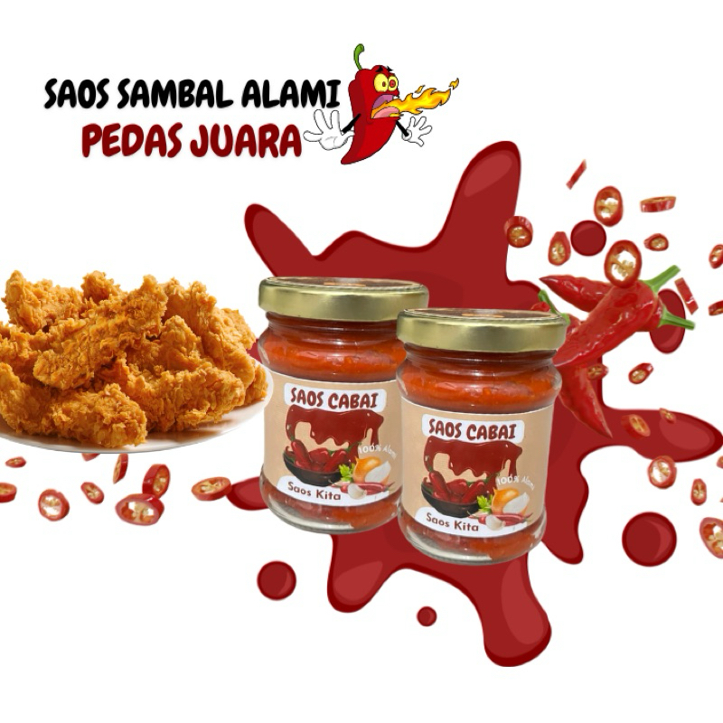 

Saos Kita Original Saos Cabe 150g (Dipping, Marinade, Topping)