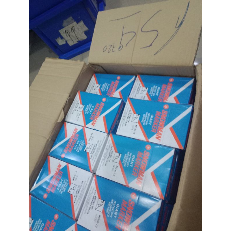 

spidol snowman permanen G12 hitam 1 dus isi 60 kotak, 1kotak 12pcs