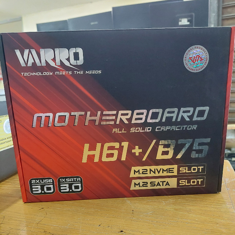Motherboard H61 Varro Socket 1155 Baru