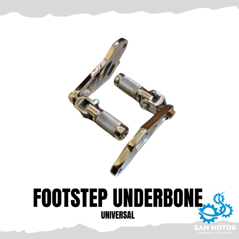FOOTSTEP UNDERBONE POSTEP BOSTEP PIJAKAN KAKI LIPAT MOTOR SATRIA FU V3 SONIC SATRIA FU KARBU 1 SET