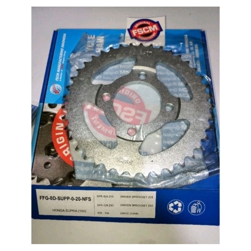 Gear set Honda Supra Supra X FSCM Original