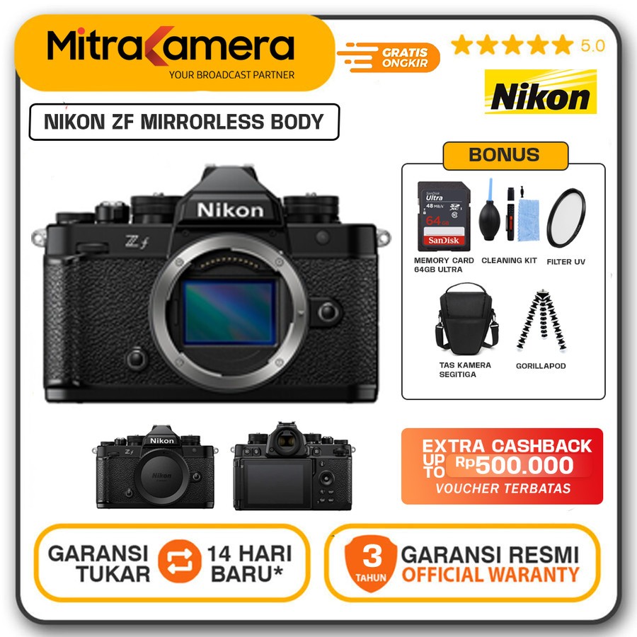 Nikon Zf Mirrorless Camera body only