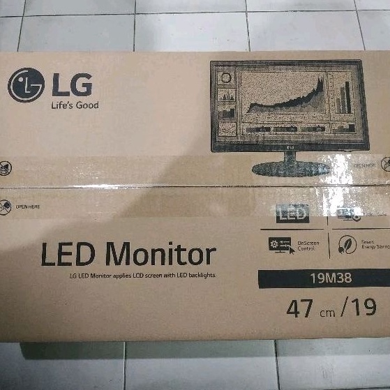 KODE U93F Monitor LG 19 Inch 19M38H VGA  HDMI  Monitor Lcd LG 19 Inch VGA  HDMI