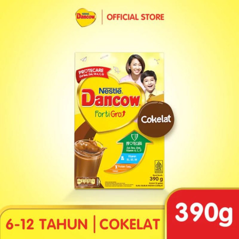 

Dancow Fortigro Coklat Susu Bubuk Susu Anak 390gr