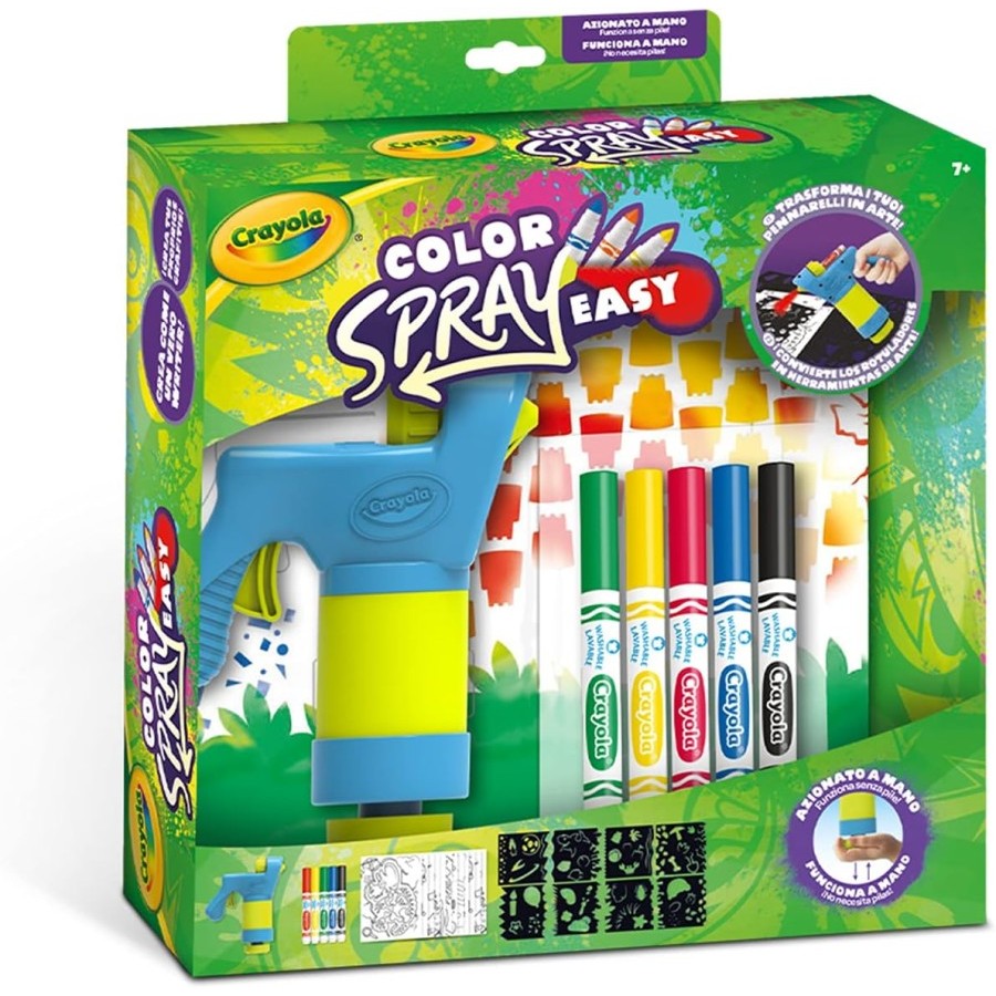 

CRAYOLA Mini Marker Sprayer Marker Air Blaster Airbrush Kit