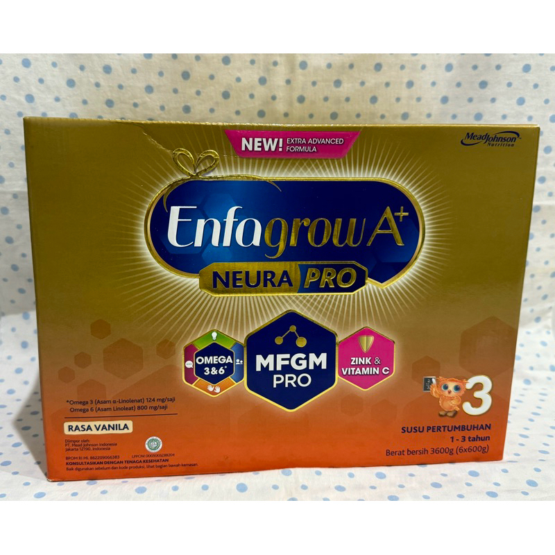 Enfagrow 3 3600 gr Vanilla / Enfagrow 3 3600gr Vanilla
