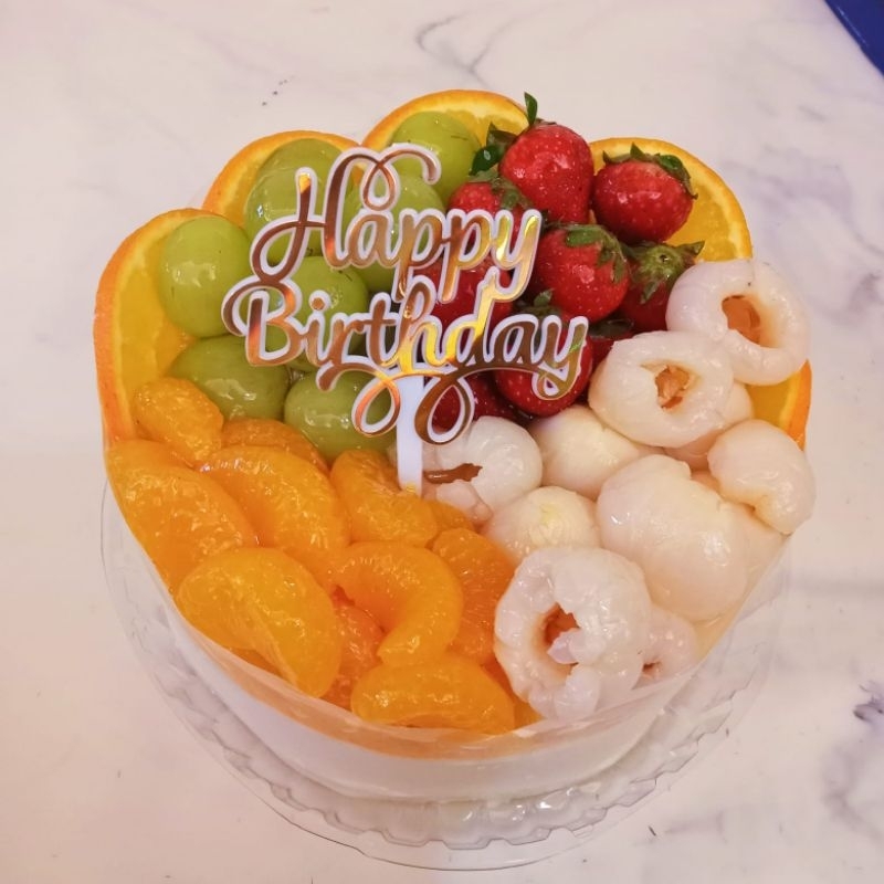 

fruit manggo topping buah balon
