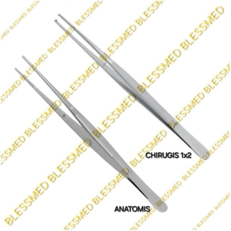 Potts Smith Forcep Anatomis/Chirugis 1x2 Teeth Premium Quality