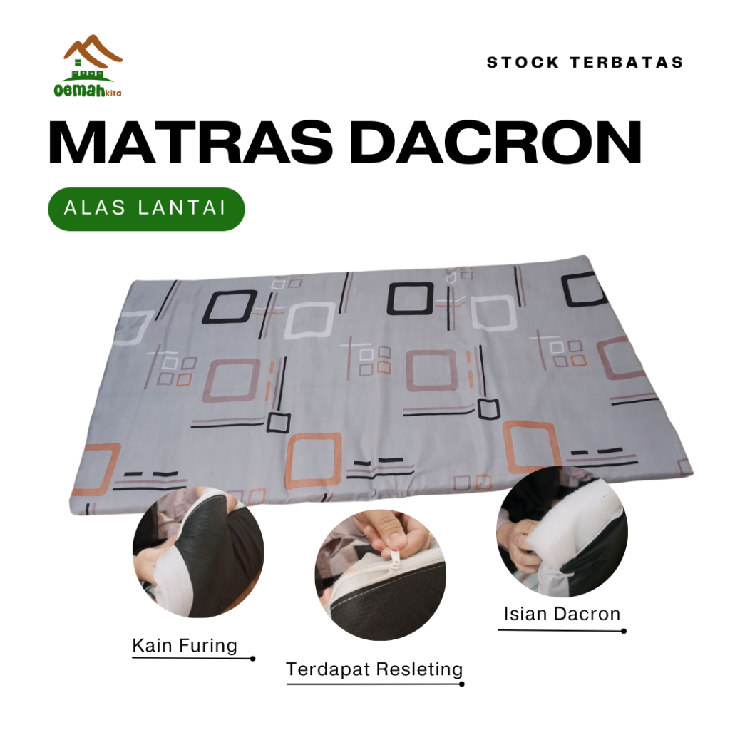 KASUR BUSA LIPAT DAKRON SUPER MURAH | KASUR ANAK | MATRAS LANTAI BUSA DACRON