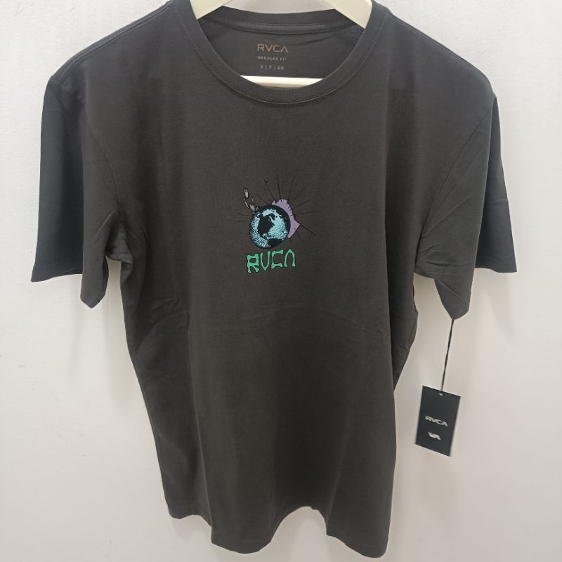 Kaos pria Rvca Static channel ss tee