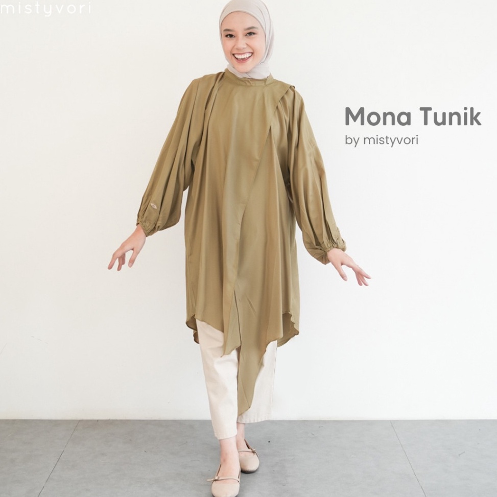ART U17U MISTYVORI  Mona Tunik Atasan Wanita Soft Cotton Premium