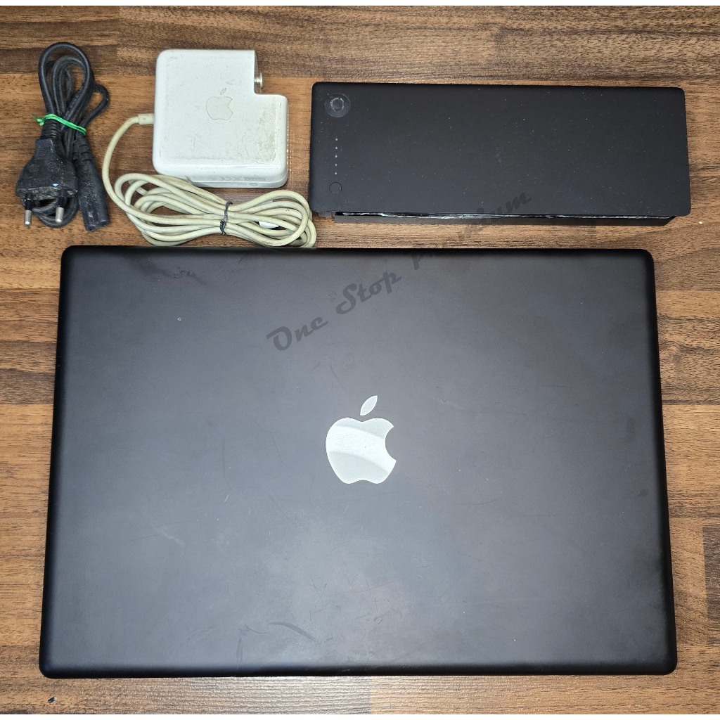 LAPTOP APPLE MACBOOK PRO AIR 2007 LAYAR 13 INCH 13" CORE 2 DUO T7500 RAM 2GB WIFI HITAM BLACK EDITIO