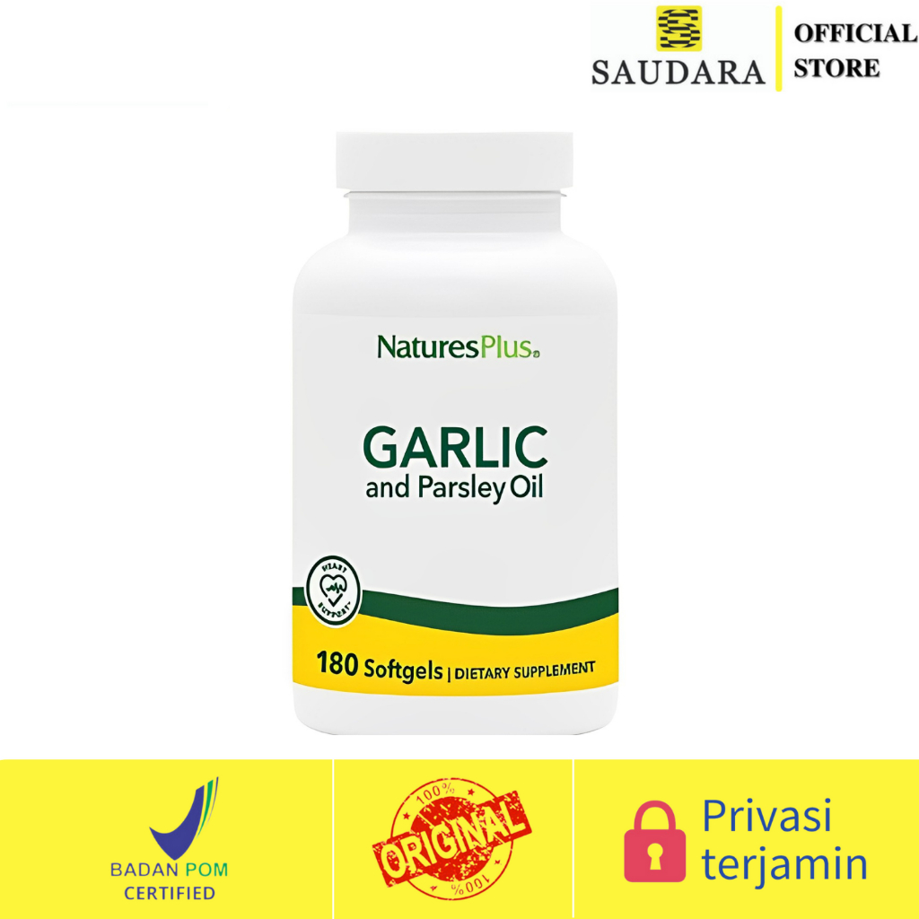 Nature'S Plus Garlic & Parsley Oil 180'S