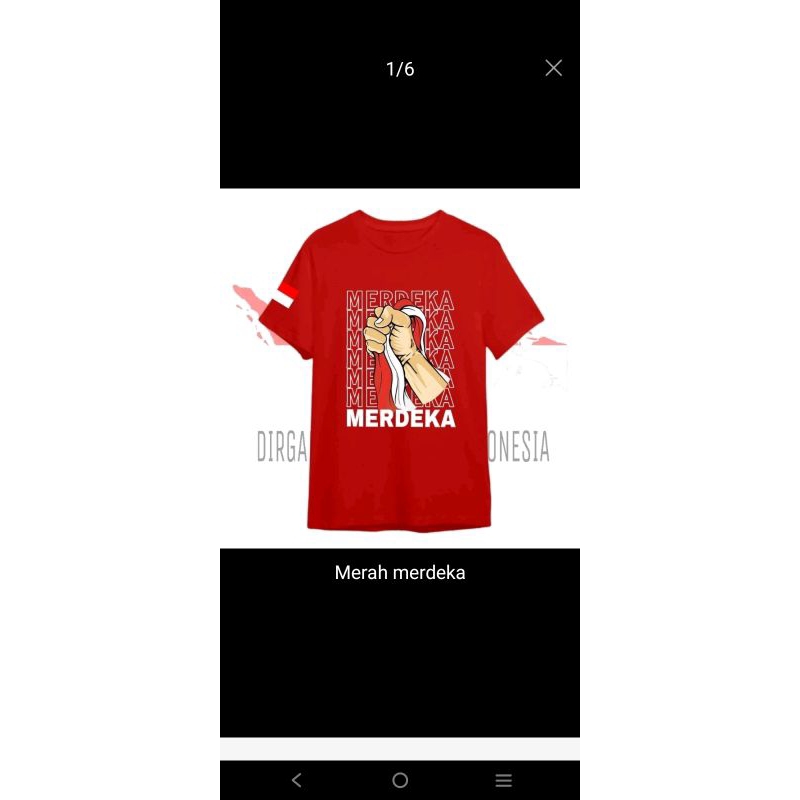 atasan kaos 17 Agustus