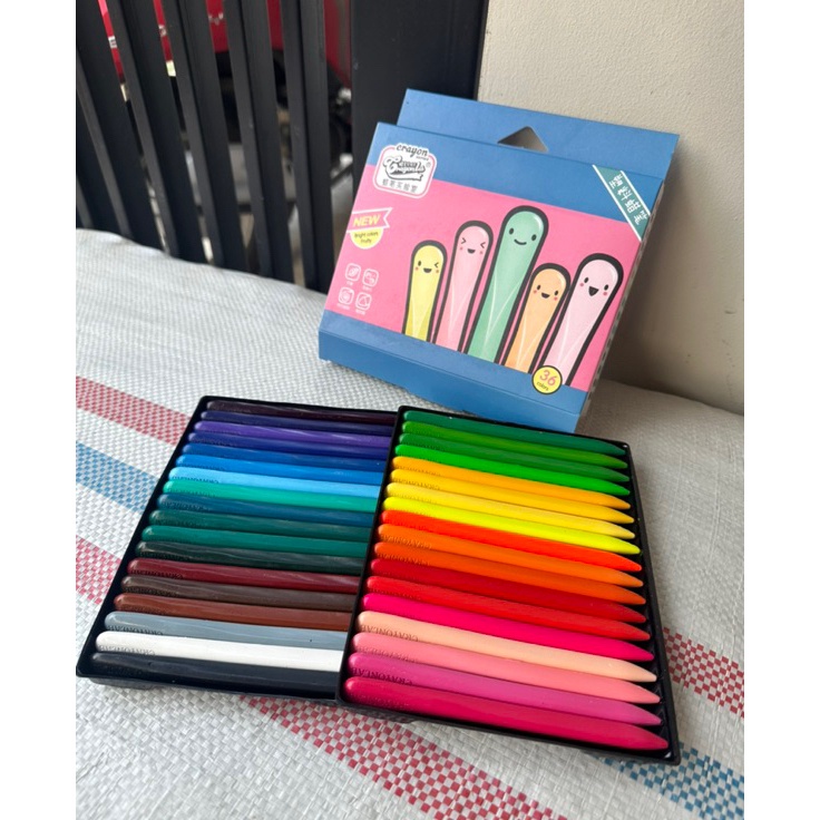 

ALAT WARNA ISI 36 crayonlab anti toxic