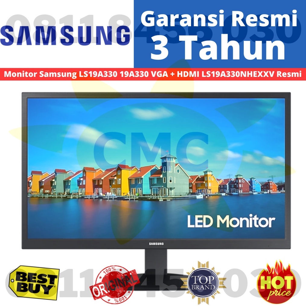 KODE D48X LED Monitor Samsung 19 inch S19A33 HDMI LS19A33NHE HDMI VGA