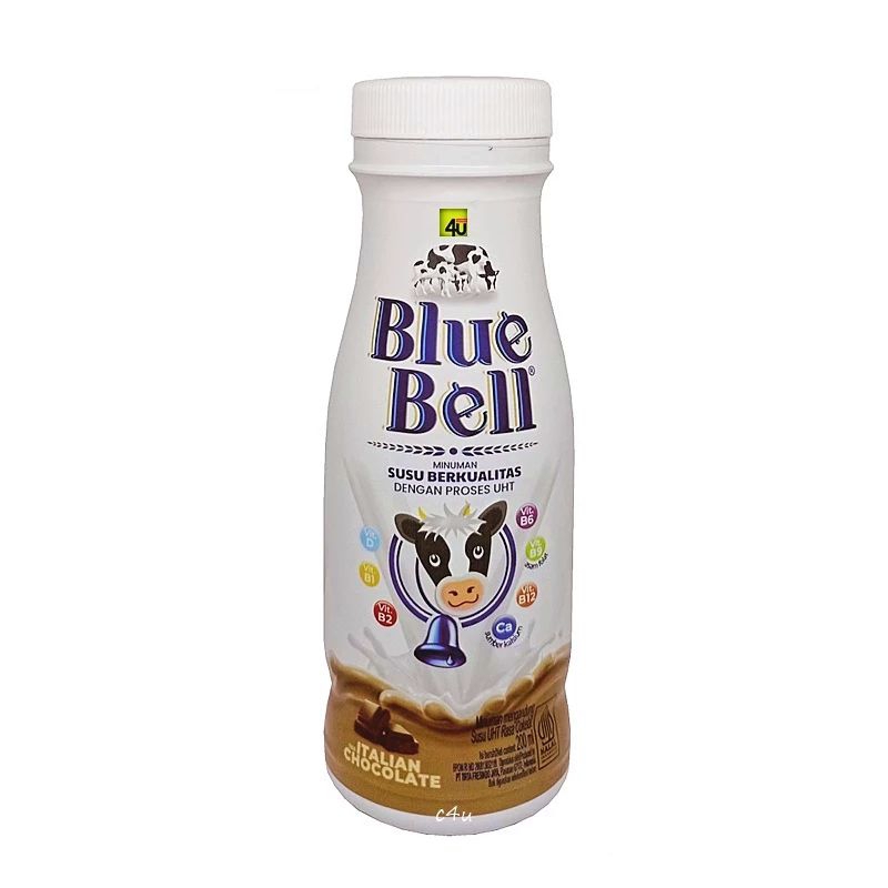 

Blue Bell Italian Chocolate Susu Botol 200ml Dengan Proses UHT