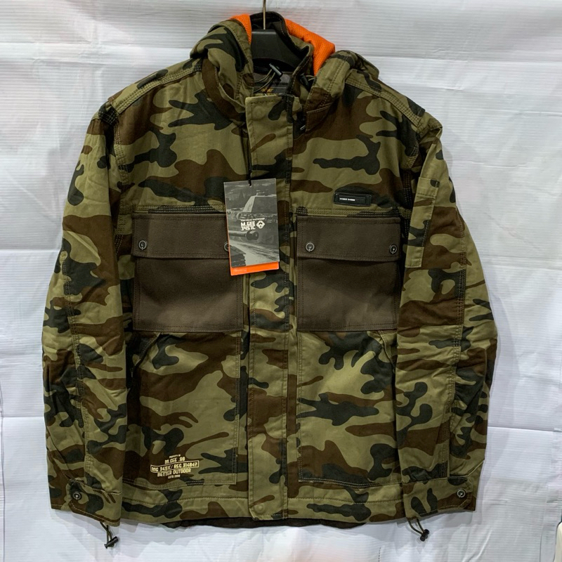 Jaket Mgee Original Jaket Parka Army LEONC004 Jaket Pria