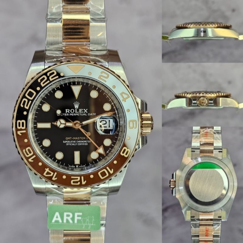 Jam tangan Automatic Swiss RX GMT-MASTER II Rootbeer 126711 / 126715 ARF V3 Cal 3285 fullset