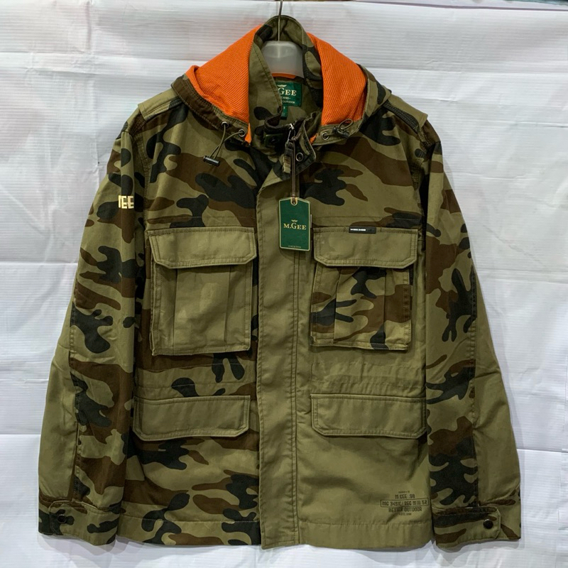 Jaket Mgee Original Jaket Parka Army LEONC005 Jaket Pria