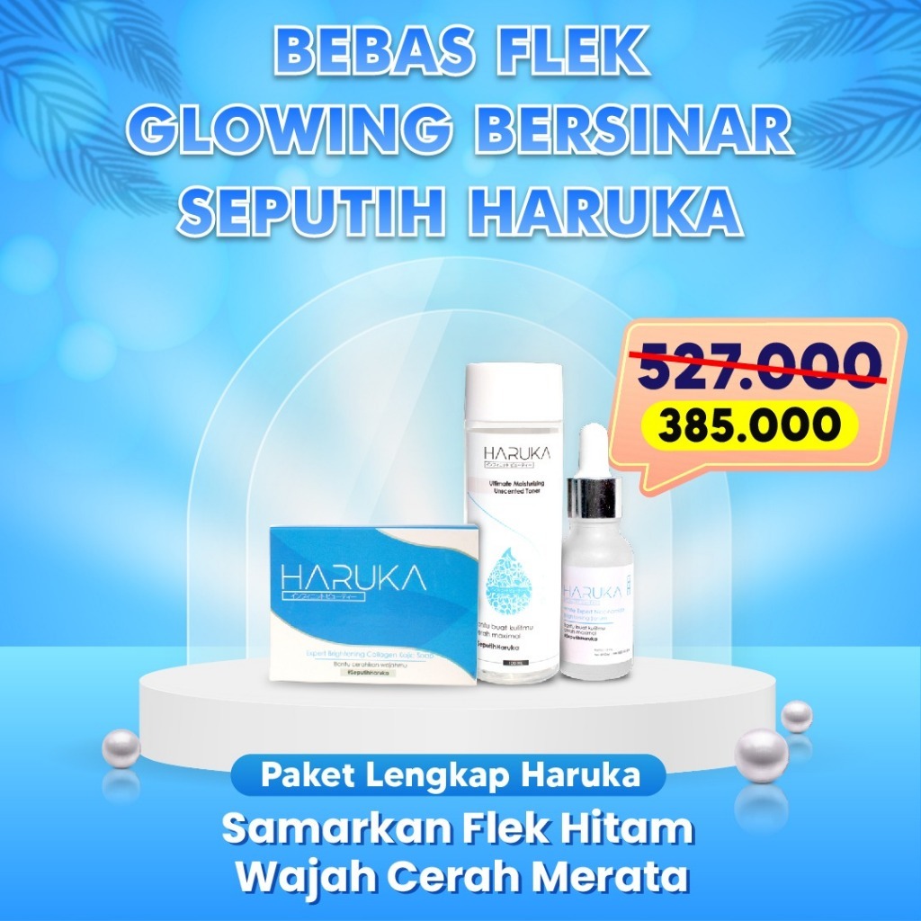 Paket Skincare Haruka Untuk Kulit Flek