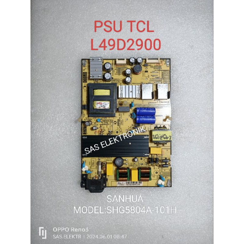 PSU POWER SUPPLY REGULATOR TV LED TCL 49 INCH L49D2900 L 49D2900