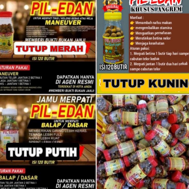 Bestseller JAMU MERPATI PIL EDAN PILLS EDAN GIRING KEKET