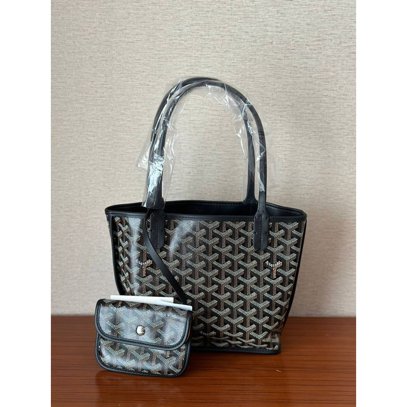 Goyard Mini Anjou Black&Tan