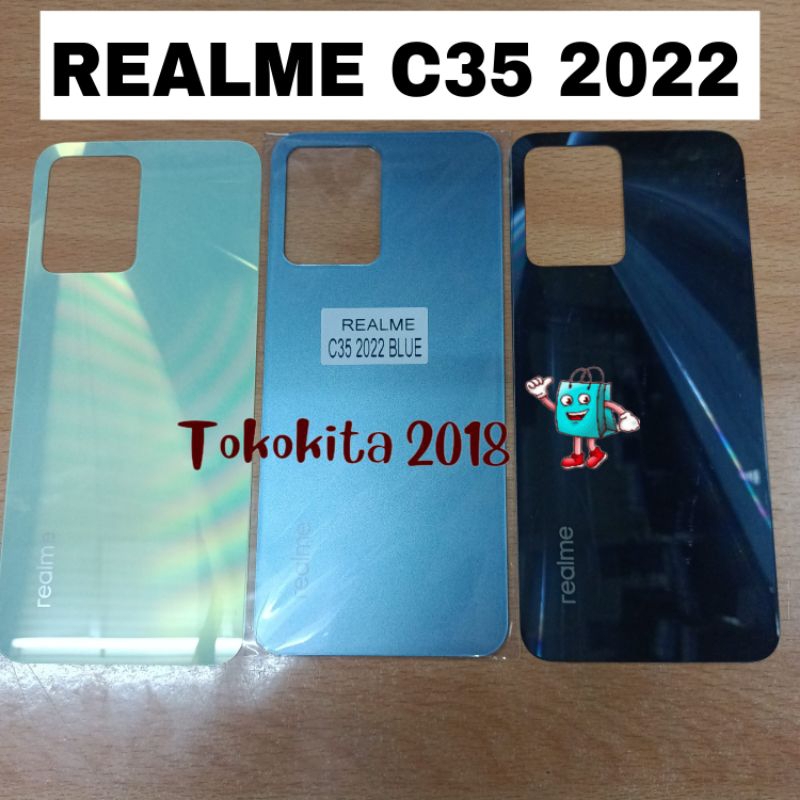 BACKCOVER / TUTUP BELAKANG REALME C35 2022 BACKDOOR