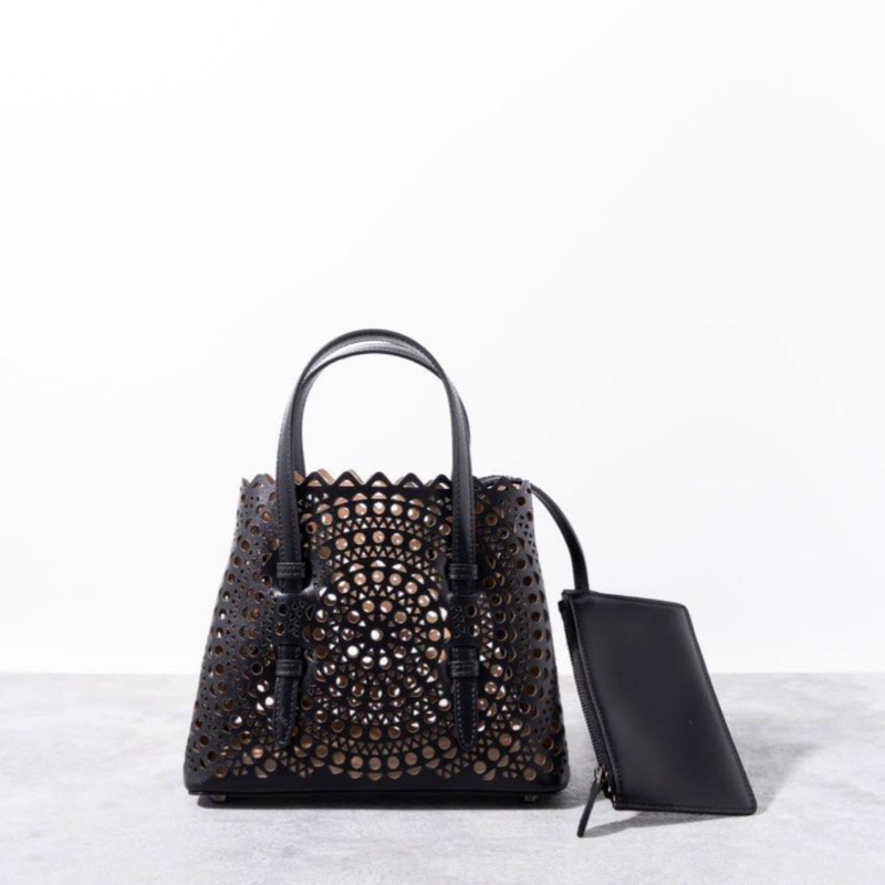 ALAIA Mina 20 Mini New Vienne Tote Bag