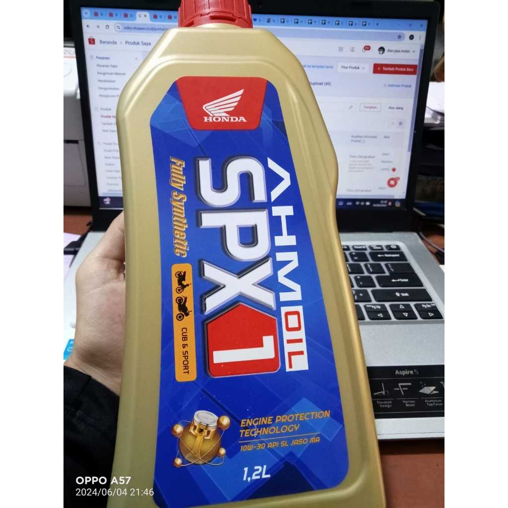 Oli SPX1 1.2L Original AHM Oil