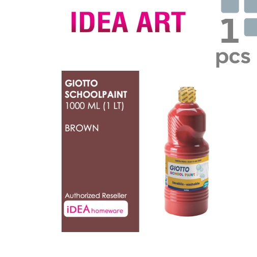 

Serba Murah Giotto School Paint 1 ml Brown Coklat Cat Air Lukis Super Washable 1 l