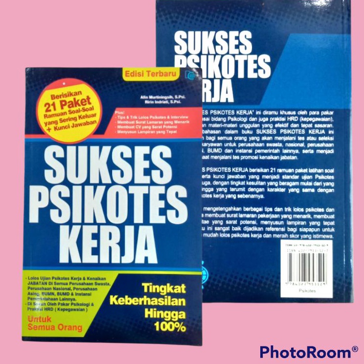 BUKU SUKSES PSIKOTES KERJA KUNCI JAWABAN