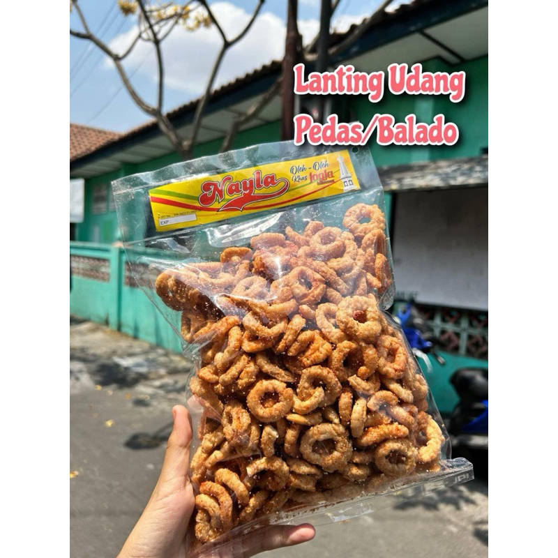 

lanting sari udang /lanting singkong sari udang gurih /lanting udang pedas magelang bulat rasa original gurih