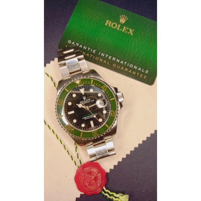 jam rolex kermit otomatis bekas