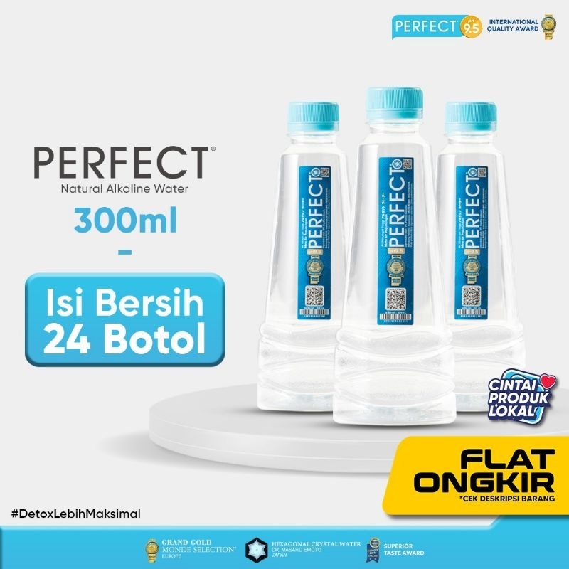 

Perfect Natural Alkaline Water pH 9.5 300 ml (24 Botol)