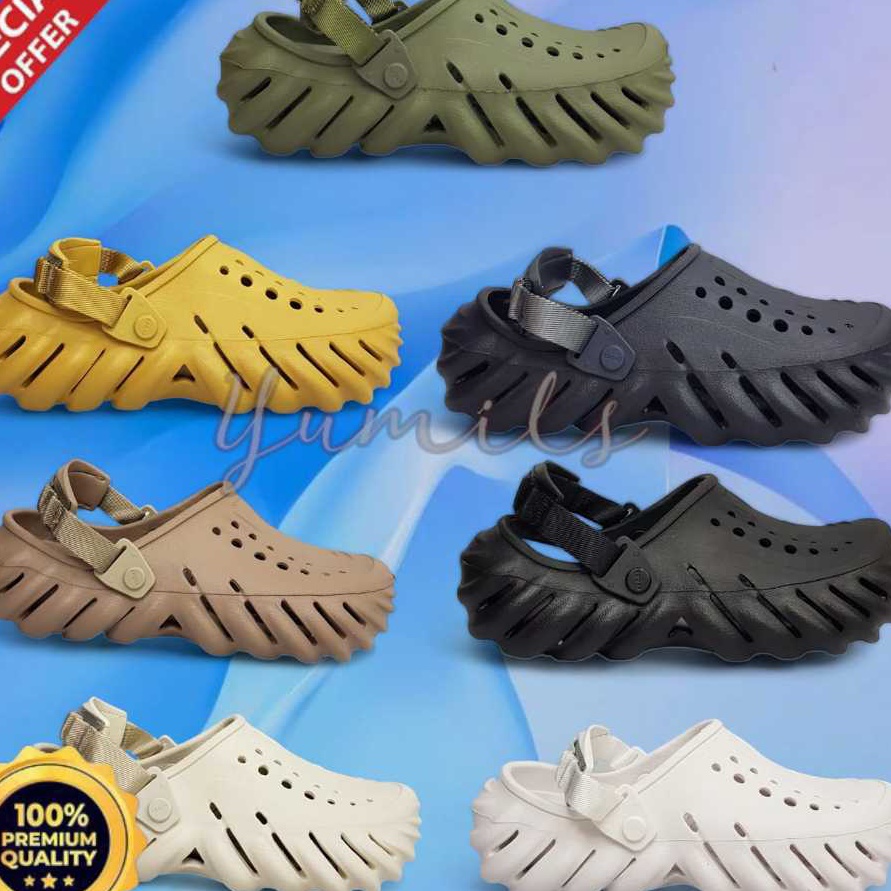 Terlaku Crocs Echo Clog CROCS ECHO  SENDAL CROCS ECHO  SEPATU SANDAL CROCS ECHO CLOG PRIA ORIGINAL