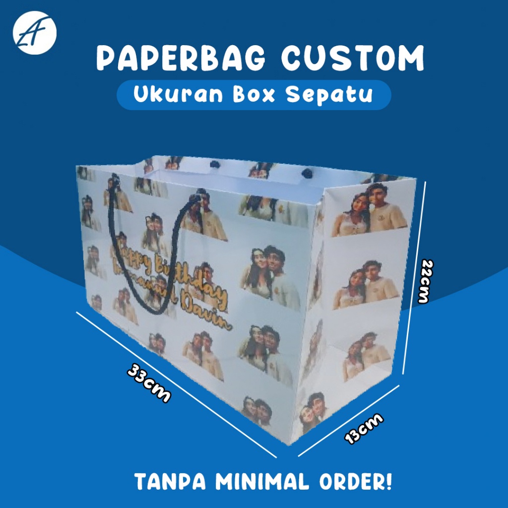 

Termurah Paperbag Custom Ukuran Box Sepatu Paperbag Custom Wajah Tas Kado