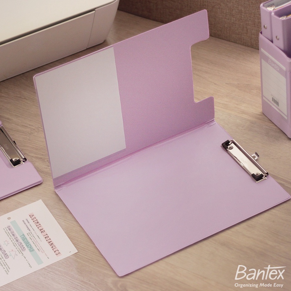 

Terbaru Bantex Clipboard Papan Jalan Folio Model Cover Penutup Lilac
