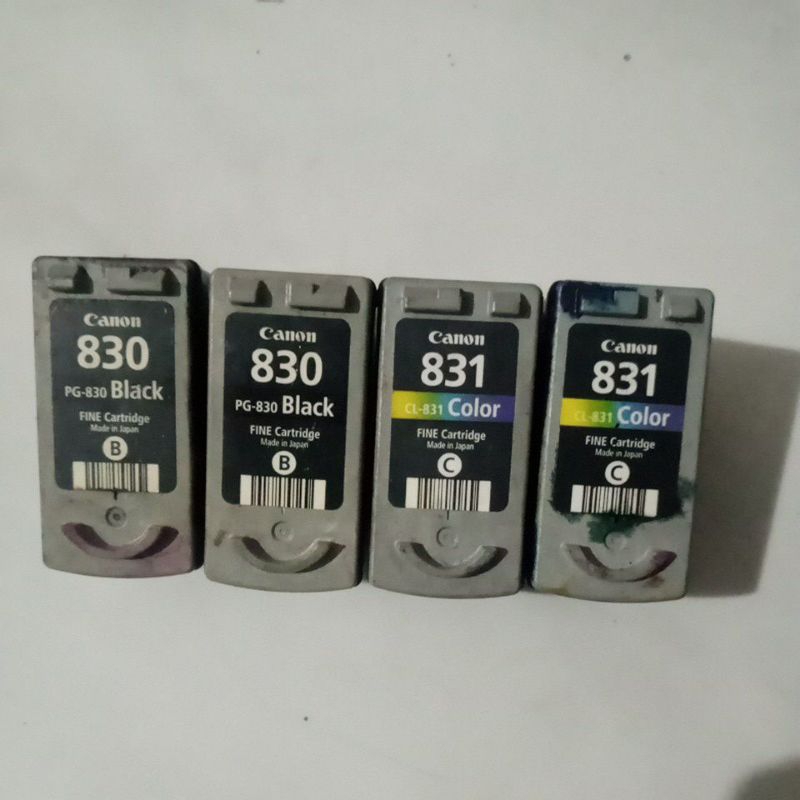 Catridge 830 831 canon bekas