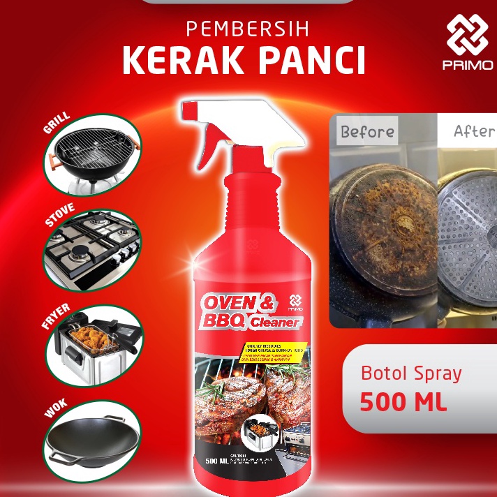 PRIMO Oven  BBQ Cleaner Pembersih kerak Panci Kompor Panggangan Stain Remover Cookware Cleaner 5 mL 