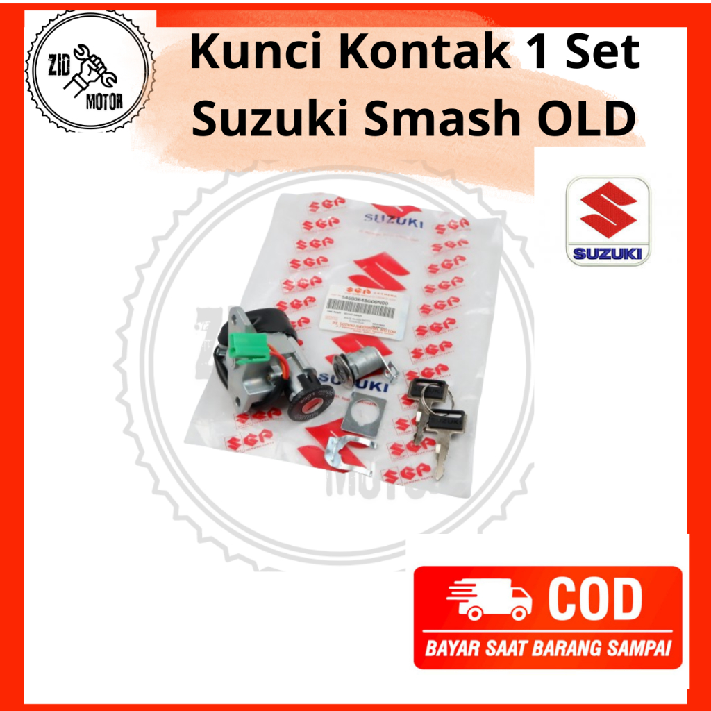 Kunci Kontak 1 Set Motor Suzuki Smash OLD