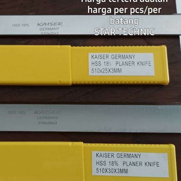 

51cm HSS PLANER KAISERPisau untuk serut kayuWood working tools