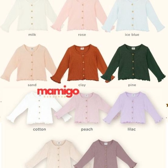 Promo BOHOPANNA  CROP RUFFLE CARDIGAN  Cardigan  Outer Anak Perempuan